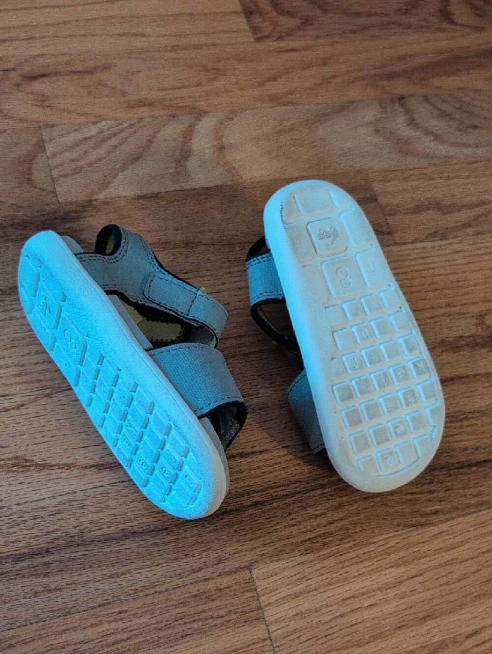 See Kai Run Boys Light Blue Adjustable Hook-and-Loop Sandals - Picture 5 of 6